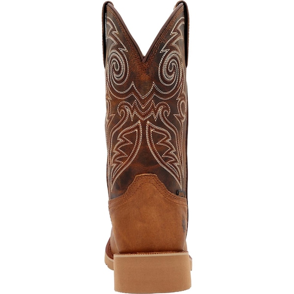 Rocky Waterproof Western Boot, 8 W, Leather, 12 in H, Bronze Brown - RKW0438