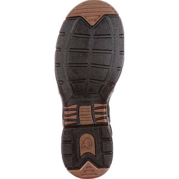 Georgia Boot Men's Waterproof Wellington Work Boot, 11 M, Steel Toe, 10 in H, Brown, G4603 - G4603
