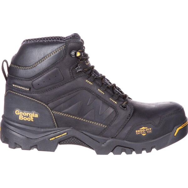 Georgia Boot Amplitude, Men's Composite Toe Work Boot, Black, 10.5, M, GB00130 - GB00130