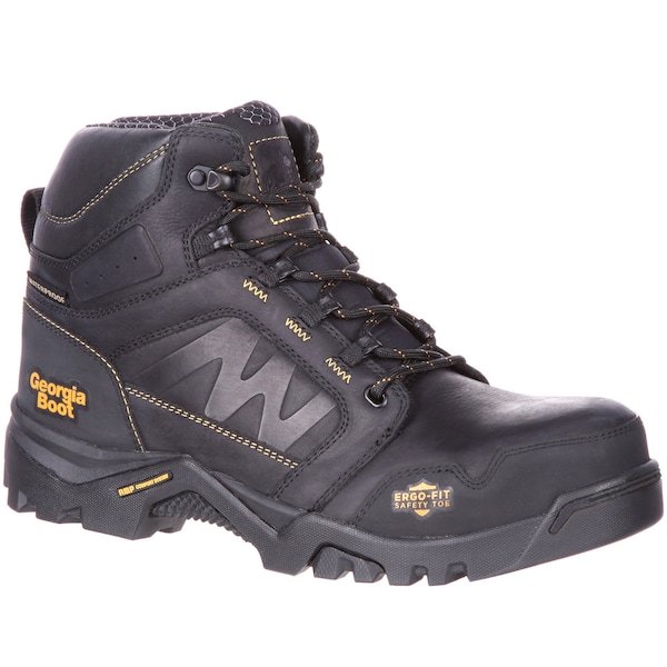 Georgia Boot Amplitude, Men's Composite Toe Work Boot, Black, 10.5, M, GB00130 - GB00130