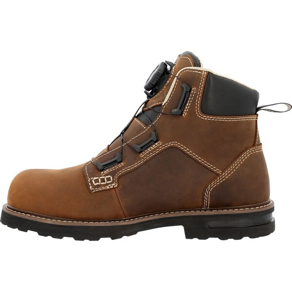 Rocky GRINDSTONE XTR, Men's Work Boot, 9.5 W, 6 in Height, Crazy Horse - RKK0494