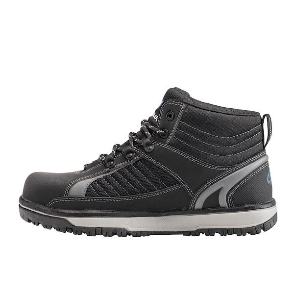 Nautilus Safety Footwear Men Aluminum Toe Size 8 URBAN AT, MENS PR, Black, Grey, 8, Wide - N1440-8W