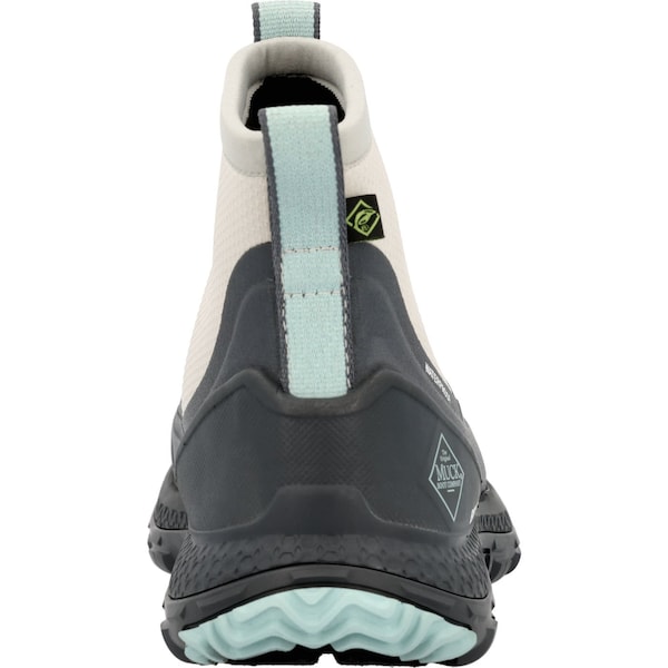Muck Boot Co Women's Ankle Boot, Plain Toe Toe, 6 in Height, Grey, 7.5 - MTSW102
