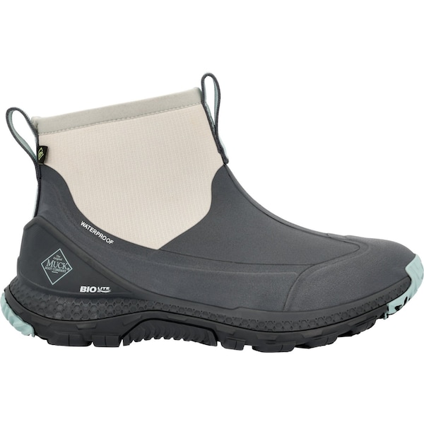 Muck Boot Co Women's Ankle Boot, Plain Toe Toe, 6 in Height, Grey, 7.5 - MTSW102