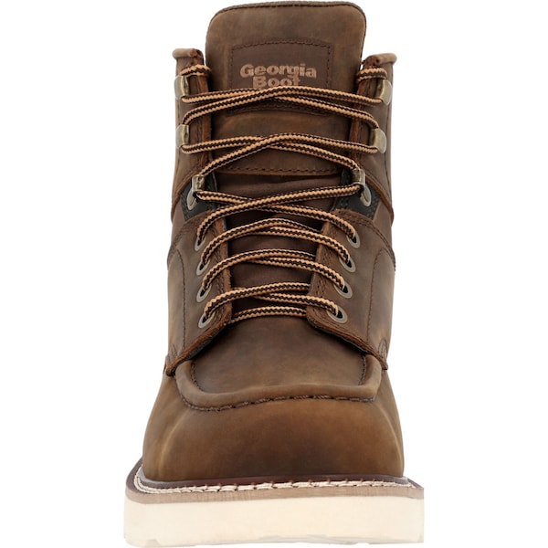 Georgia Men's Work Boot, 14 M, Steel Toe Toe, 6 in H, Brown, GB00697 - GB00697