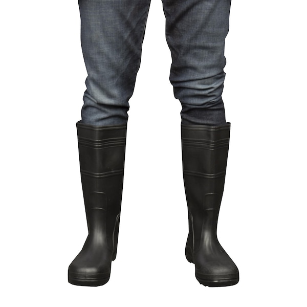 Cordova Boots, Black, PVC, 16 in L, Size 14, PR - PB2314