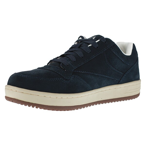 Reebok Men's Athletic Shoe, Steel Toe, Suede Upper, Rubber Outsole, Lace Up, Navy Blue, 8 1/2 M - RB1920