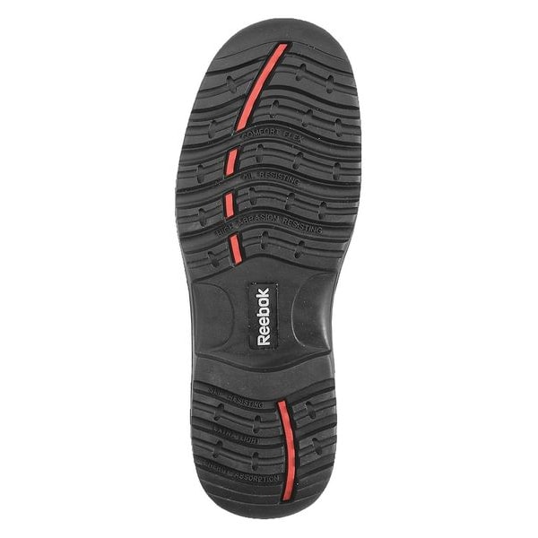 Reebok Trainex, Women's 6 in Composite Toe 6-Inch Work Boot, Black, 8, M, RB750 - RB750