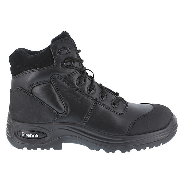 Reebok Trainex, Women's 6 in Composite Toe 6-Inch Work Boot, Black, 8, M, RB750 - RB750