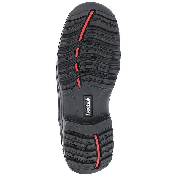 Reebok Trainex, Women's 6 in Composite Toe 6-Inch Work Boot, Black, 8, M, RB750 - RB750