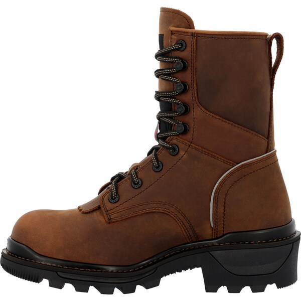 Rocky RAMS HORN, Men's 9 in Composite Toe Toe Work Boot, Crazy Horse, 11.5, M, RKK0477 - RKK0477