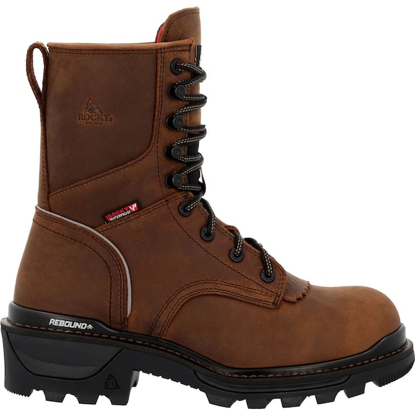 Rocky RAMS HORN, Men's 9 in Composite Toe Toe Work Boot, Crazy Horse, 11.5, M, RKK0477 - RKK0477