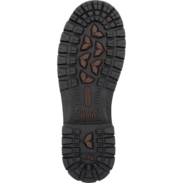 Georgia LTX Low Heel Logger, Men's 9 in Nano Composite Toe Toe Work Boot, Brown, 10.5, W, GB00681 - GB00681