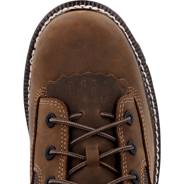 Georgia LTX Low Heel Logger, Men's 9 in Nano Composite Toe Toe Work Boot, Brown, 10.5, W, GB00681 - GB00681
