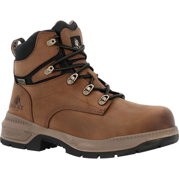 Rocky Worksmart, Men's 6 in Composite Toe Toe Work Boot, Crazy Horse, 11.5, M, RKK0481 - RKK0481