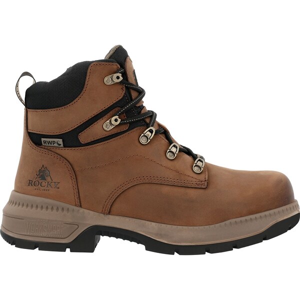 Rocky Worksmart, Men's 6 in Composite Toe Toe Work Boot, Crazy Horse, 11.5, M, RKK0481 - RKK0481