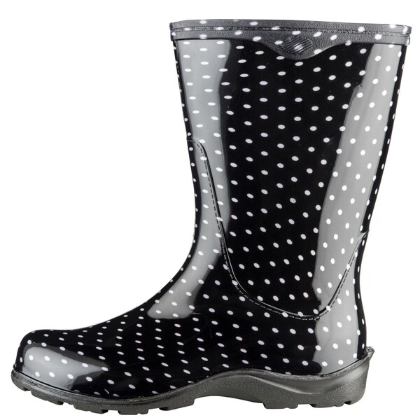 Sloggers Sloggers Women's Garden/Rain Boots 7 US Black Polka Dot 1 pair - 5013BP07