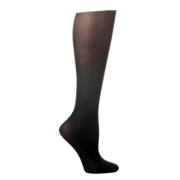 Celeste Stein Celeste Stein CMPS2-BLK 15-20 mmHg Black Therapeutic Compression Sock - Women - CMPS2-BLK