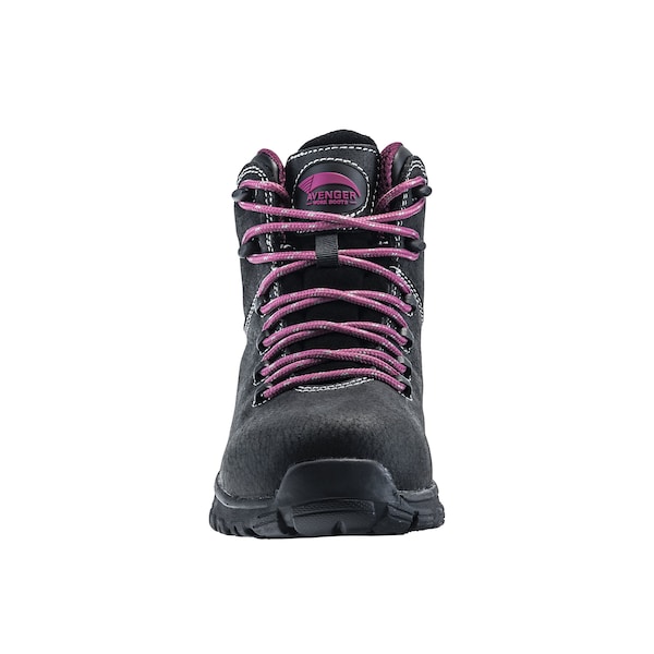 Avenger Safety Footwear Women's Aluminum Toe FLIGHT AT, WOMENS PR, Black, 9, Wide, A7472 - A7472-9W