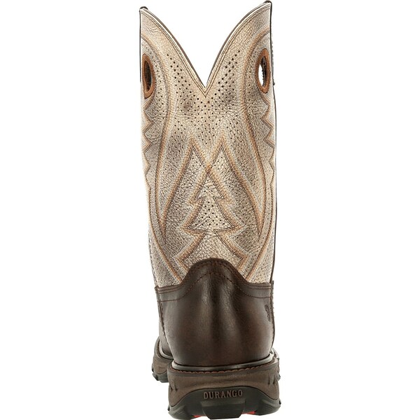 Durango Maverick XP, Men's 11 in Composite Toe Ventilated Western Work Boot, Dark Brown/Fog, 9, W, DDB0331 - DDB0331