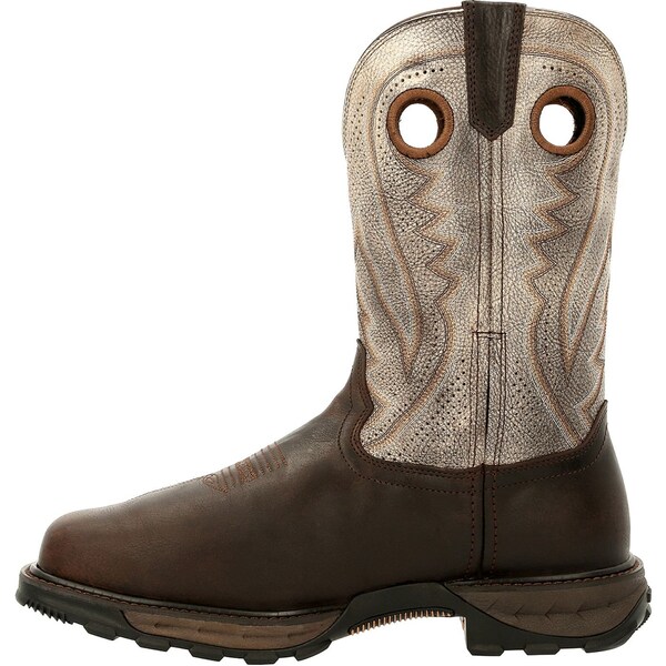 Durango Maverick XP, Men's 11 in Composite Toe Ventilated Western Work Boot, Dark Brown/Fog, 9, W, DDB0331 - DDB0331