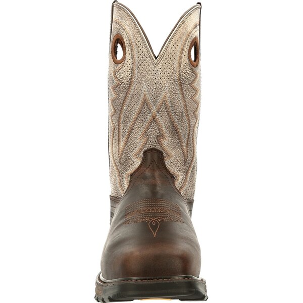 Durango Maverick XP, Men's 11 in Composite Toe Ventilated Western Work Boot, Dark Brown/Fog, 9, W, DDB0331 - DDB0331