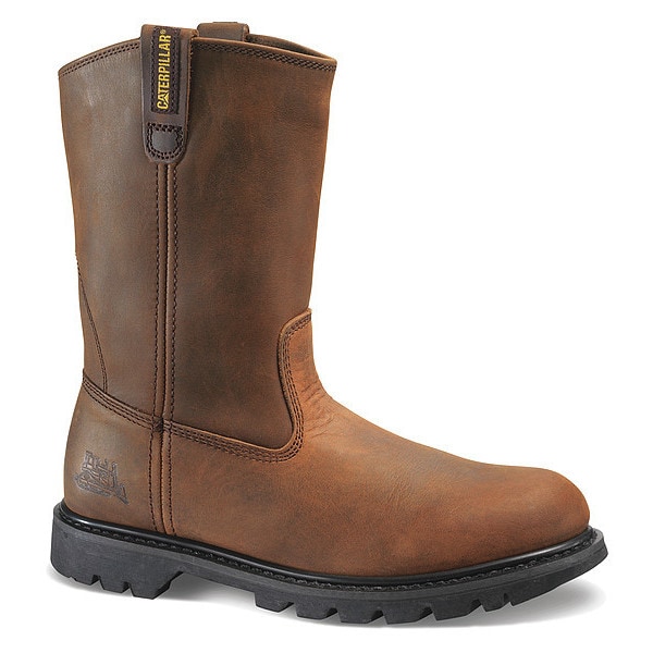 Cat Footwear Revolver, Men's Revolver Pull-On Boot, 11 M, Leather, Brown - P72191