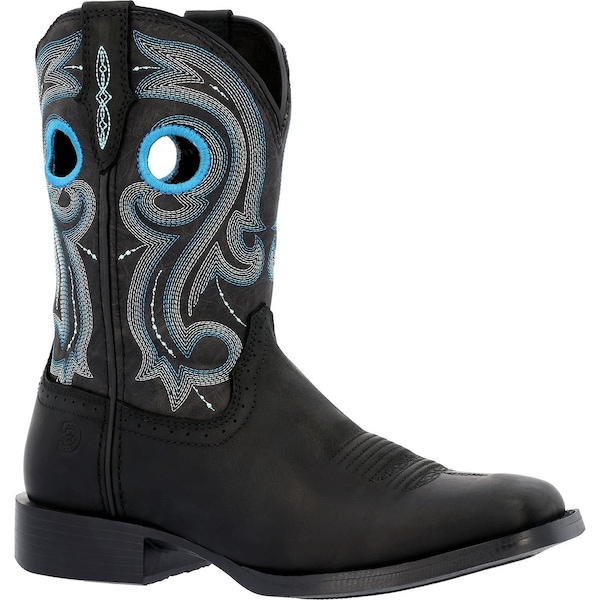 Durango Women's Western Boot, 7 M, Leather, 10 in H, Midnight Sky - DRD0447