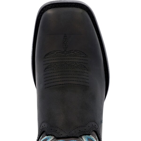 Durango Women's Western Boot, 7 M, Leather, 10 in H, Midnight Sky - DRD0447