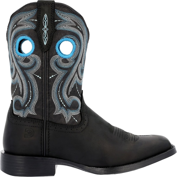 Durango Women's Western Boot, 7 M, Leather, 10 in H, Midnight Sky - DRD0447