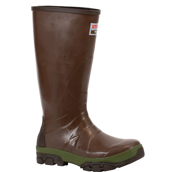 Xtratuf Altitude Tall Rubber Boots, 15 in Height, Brown, 8 - XMLA900