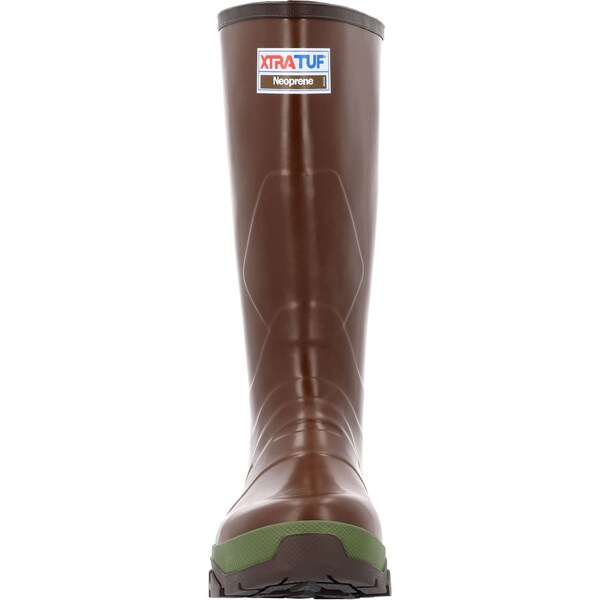 Xtratuf Altitude Tall Rubber Boots, 15 in Height, Brown, 8 - XMLA900