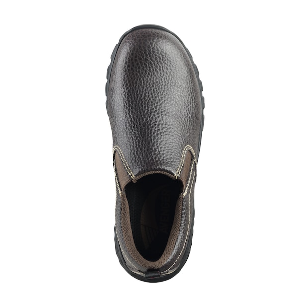 Avenger Safety Footwear Women Aluminum Toe FLIGHT SLIP-ON AT, WOMENS PR, Brown, 9.5, Medium - A7020-9.5M