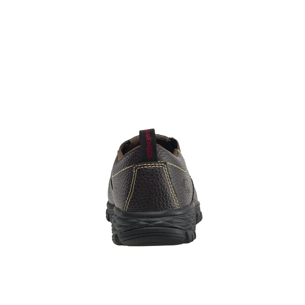 Avenger Safety Footwear Women Aluminum Toe FLIGHT SLIP-ON AT, WOMENS PR, Brown, 9.5, Medium - A7020-9.5M
