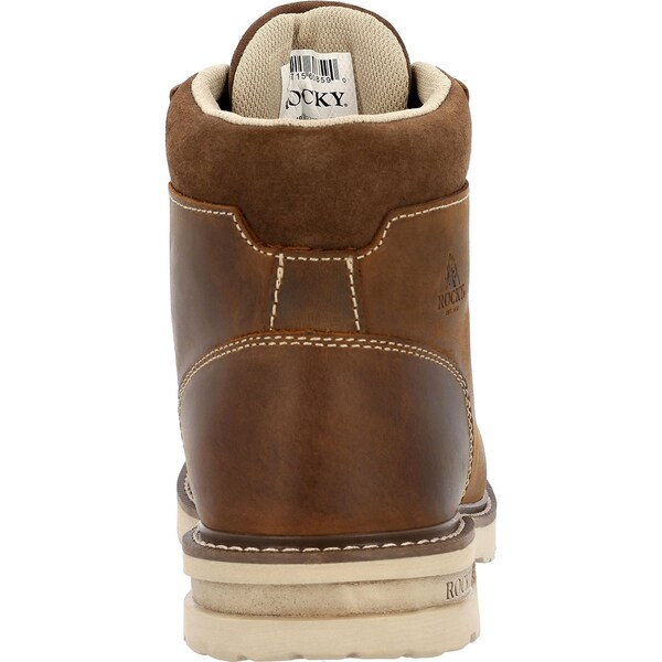 Rocky Men's Work Boot, 13 W, 6 in H, Crazy Horse - RKK0495