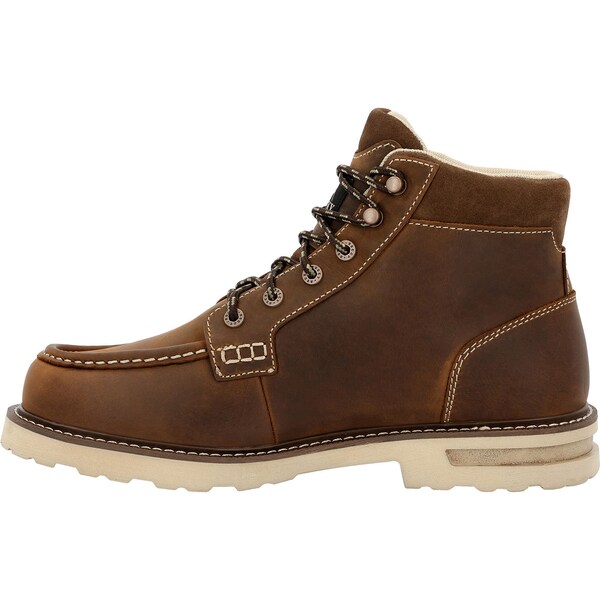 Rocky Men's Work Boot, 13 W, 6 in H, Crazy Horse - RKK0495