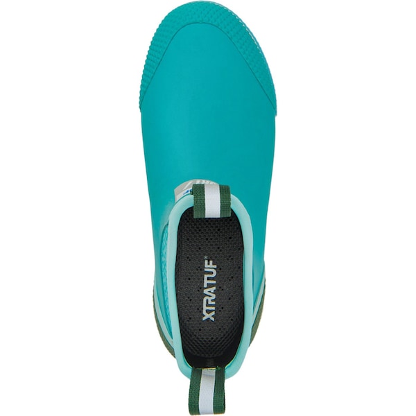 Xtratuf Women's Ankle Deck Boot, 11 M, Leather, 6 in H, Teal - ADSW300