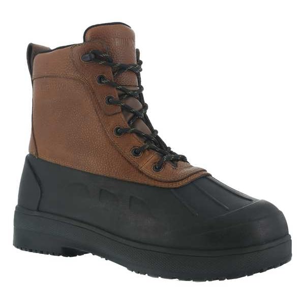 Iron Age IA9650, Men's 8 in Composite Toe 8-Inch Work Boot, Black/Brown, 9, XW, IA9650 - IA9650