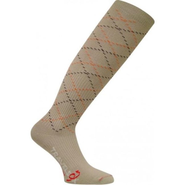 Travelsox Travelsox TS 5000 Patented Graduated Compression OTC Socks 10-18 Mmhg; Khaki - Medium - TS5000_KH_MD