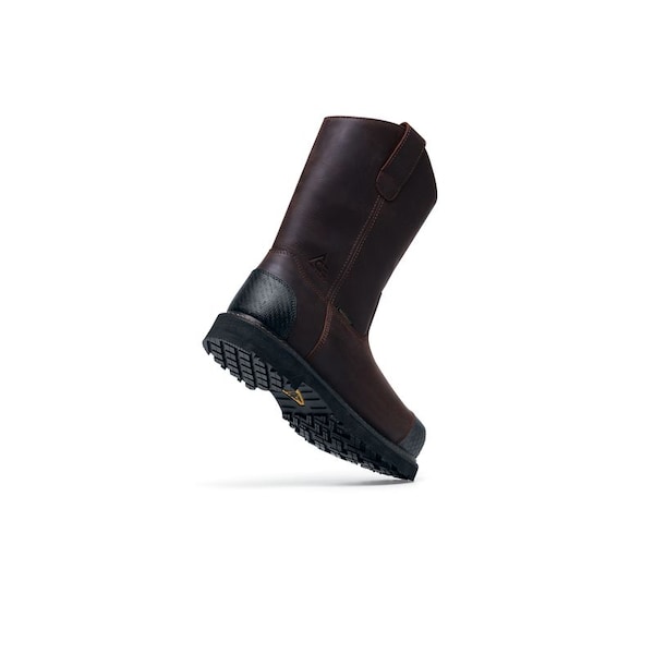 Shoes For Crews Men's Composite Toe 11-Inch Work Boot, Brown, 11, Medium, 72002 - 72002