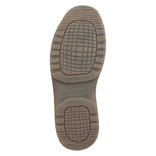 Florsheim Men's Oxford Shoe, Composite Toe, Leather Upper, TPU Outsole, Lace Up, Dark Brown, 6 1/2 EEE - FS2400