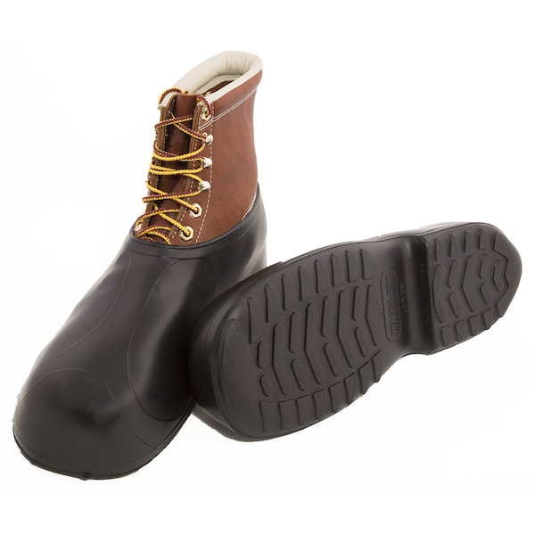 Tingley Overshoes, Ankle Style, Natural Rubber, Cleated Sole, 4 in. Height, Plain Toe, Shoe Size 11 - 12/12 - 1300