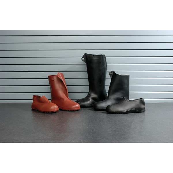Tingley Overshoes, Ankle Style, Natural Rubber, Cleated Sole, 4 in. Height, Plain Toe, Shoe Size 11 - 12/12 - 1300