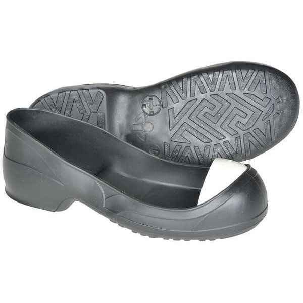 Impacto Turbotoe Steel Toe Cap, Overshoes, PVC, Black/White, Men's Size 6-7, Women's Size 8-9, S, 1 Pair - TTS