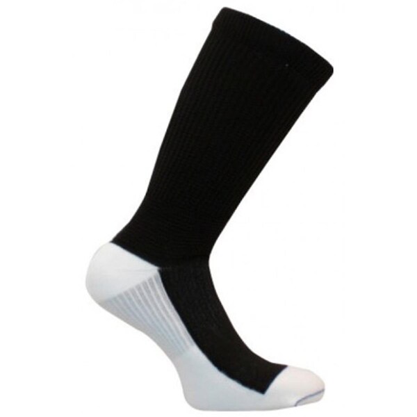 Caresox CS 0156-20 Leg Constriction Free Crew Compression Drystat Socks- Black - Small - CS0156-20_BK_SM