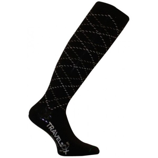 Travelsox TS 5000W Patented Graduated Compression OTC Socks 10-18 Mmhg- Black - Large - TS5000W_BK_LG