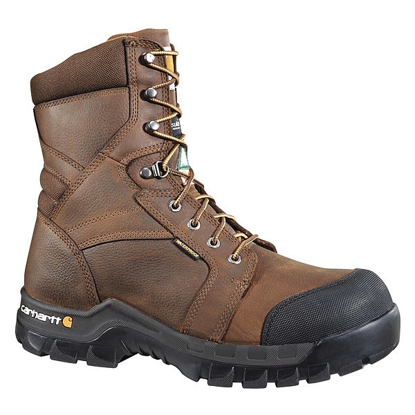 Carhartt Men's 8 in Composite Toe 8-Inch Work Boot, Brown, 12, W, CMR8939 - CMR8939 12W