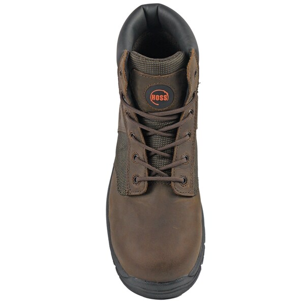 Hoss Boot Co Men's Work Boot, 10 D, Steel Toe, Brown, 60542 - 60542