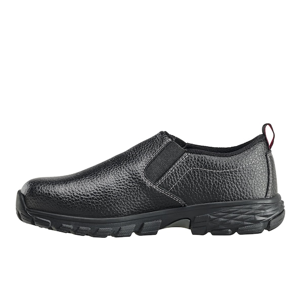 Avenger Safety Footwear Men Aluminum Toe FLIGHT SLIP-ON AT, MENS PR, Black, 11, Wide - A7001-11W