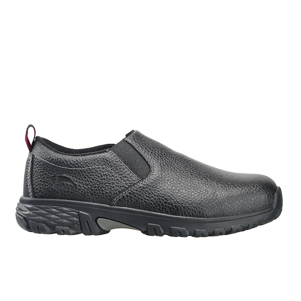 Avenger Safety Footwear Men Aluminum Toe FLIGHT SLIP-ON AT, MENS PR, Black, 11, Wide - A7001-11W